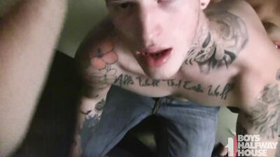 Two Friends Get Fucked Hard By House Manager