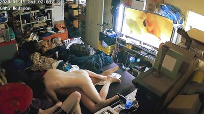 Getting fucked rough well roomie sucks me