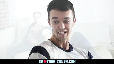 BrotherCrush - Older Stepbrother Fucks His Raw And Breeds Him
