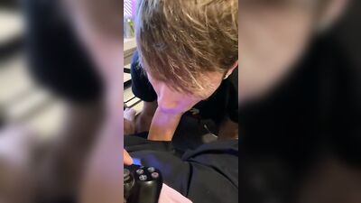 Twinks Play Computer Game - Winner Gets Dick Sucked