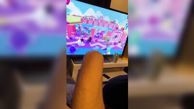 Twinks Play Computer Game - Winner Gets Dick Sucked