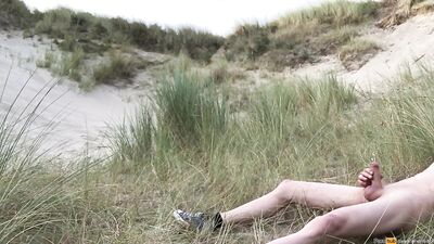 dutch teen boy love to jerk and piss in public