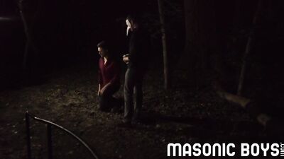 MASONICBOYS - Cole gets milked and fingered by older daddy priest