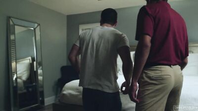 Stepbrothers Compete For Andrew Miller's First Ass Fuck in Taboo Threesome - DisruptiveFilms