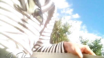 Back to School! This twink's penis sticks out because he forgets to put on underpants in college