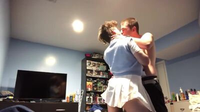 Twink in skirt gets pounded (only fans thustin69)