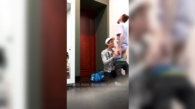 A young pizza delivery man sucked my dick and wants me to fuck him.