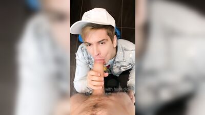 A young pizza delivery man sucked my dick and wants me to fuck him.