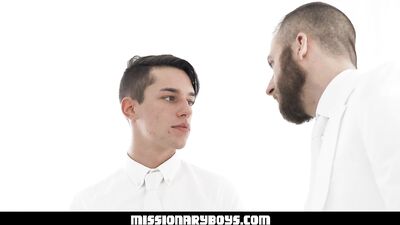 MissionaryBoys - Handsome Missionary Boy Cums In A Priest’s Mouth