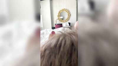 Last Night in Vegas He Wanted to Cum So I Helped!