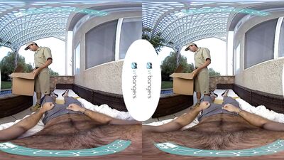 Gay VR PORN - Ourdoor ass fuck with a hot stud Gabriel