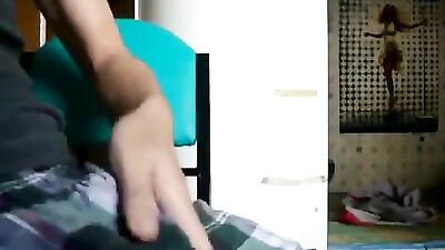 Taking care of the boner in my pajamas boys porn