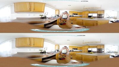 Gay VR PORN - Ebony twink Micha stroking his big black cock