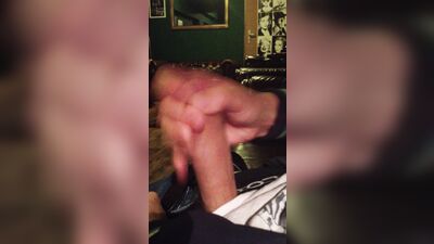 My son Matt cumming in smoking room