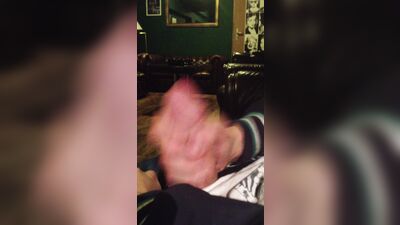 My son Matt cumming in smoking room