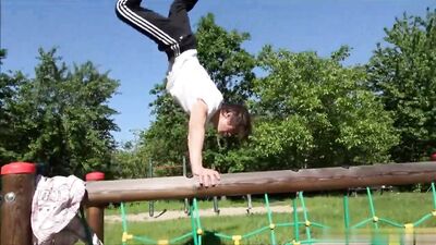 A honor touching his perfect body