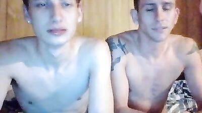 Straight Boy Fools Around On Cam With Gay Friend