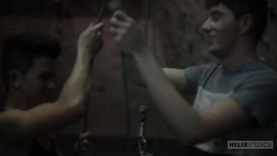 Sexy naughty couple twinks home fuck flip flop show tube