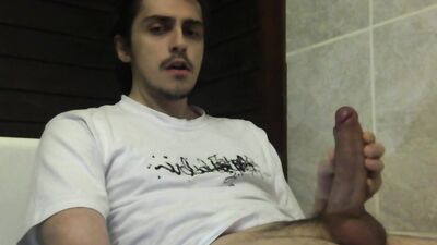 Twink solo cam with self facial [justacumfan]
