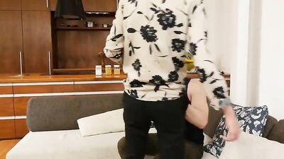 White Tweed Sofa Bareback Gay Porn Videos