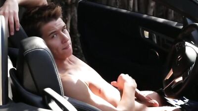 Evan's Car Masturbation