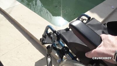 sexy Hanydcapped twink used bareback by kevin DAVID for CRUNCHBOY !! i was his dream to make a porn