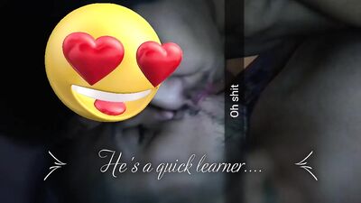 Teaching this 19yr how to kiss.....