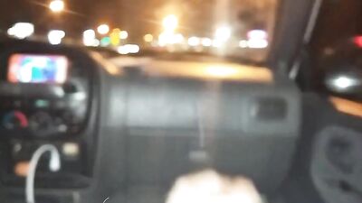 Jerk off in in the car