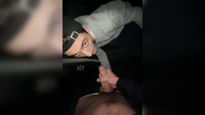 Step brother suck my dick in wood and cum in mouth and eat sperm