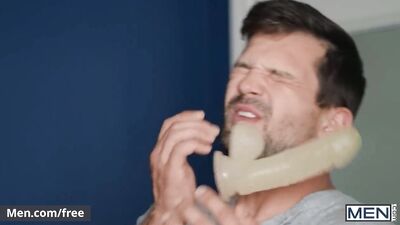 MEN - Angel Rivera Goes To His Room And Play With His Favorite Dildo And Lets Brysen Watch Him