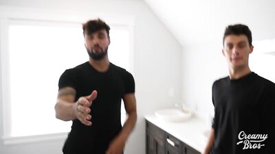 Straight StepBro Gets Caught Getting A Blowjob From Roommate