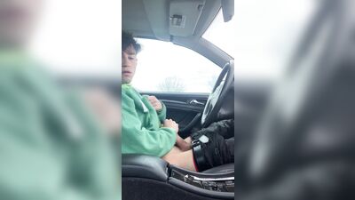 Horny David: Big Cocks In the Car!