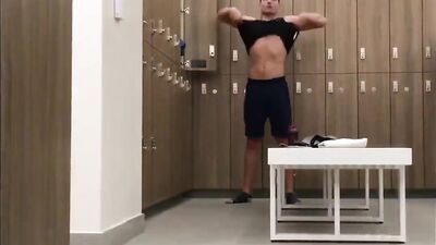 Straight Guy Locker Room Voyeur: The Hottest Amateur Spy Gay Porn Video Ever!