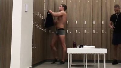 Straight Guy Locker Room Voyeur: The Hottest Amateur Spy Gay Porn Video Ever!