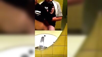 Amateur Bathroom Fuck: Father and Son Sexual Encounter