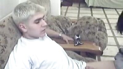 Leather Couch Smoke Break: A Gay Porn Video!