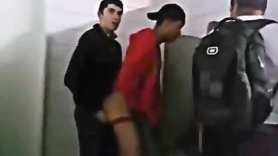 Public Bathroom Hookups - Wild Outdoor Action with Strangers