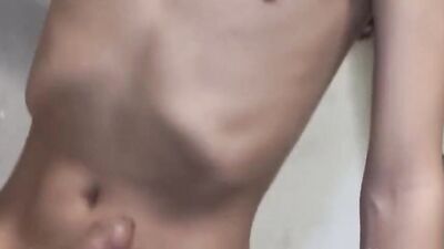 Gay twink fucked in the basement - Action video