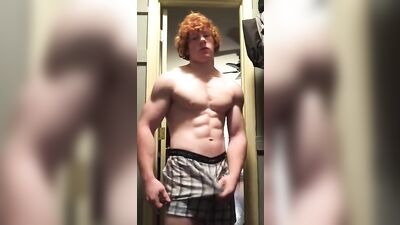 Red Hot Jock Boy Web-Cam Solo Porn