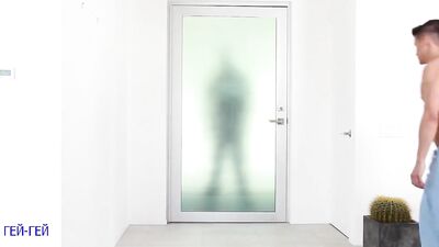 Handsome twink security guard seduces young men for hot sex adventures!