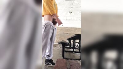 Cumming in Public Shelter: Big Cocks and Cumshots Revealed!