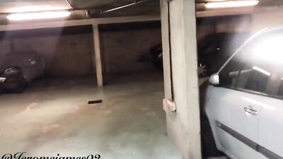 Gangbang in the Parking Lot: Public Gay Sex with Horny Boys!