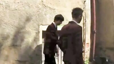 Twinks in School Uniforms: End of Class Gay Sex