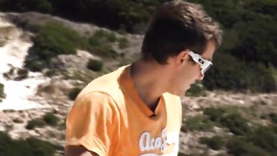 Outdoor Bareback Big Boys Fucking - Wild Gay Porn Action