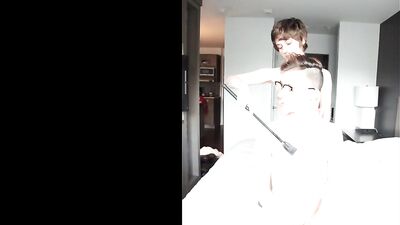 Slide Show: Twink Eira Grey dominated by Mercy West. Mistress. Femdom.