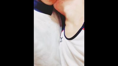 Japanese baseball twink kissing