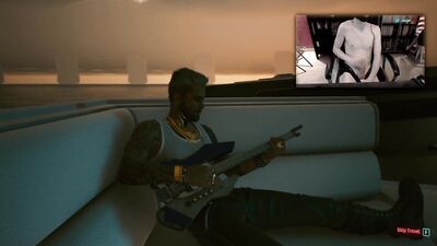 Cyberpunk gay romance Kerry Full Sex Scene during a sexy stream by a twink