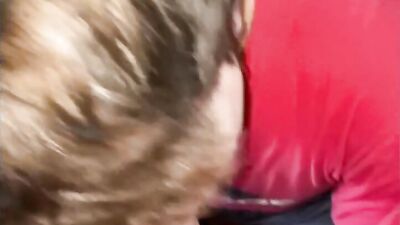 Sucking off a big dicked Italian