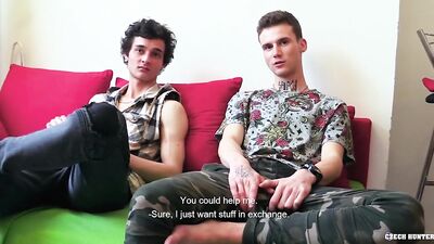 BigStr - Dude Gets A Call From 2 Desperate Guys Who Want To Get Fucked & He Agrees To Fuck Them