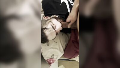 Greedily sucking off my boyfriend - Patrick Rici